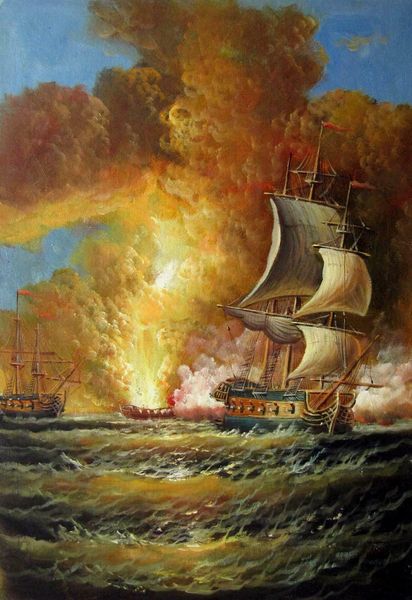 

Tall ship sailing -06 Home Decor Handpainted &HD Print Oil Paintings On Canvas Wall Art Pictures 191123