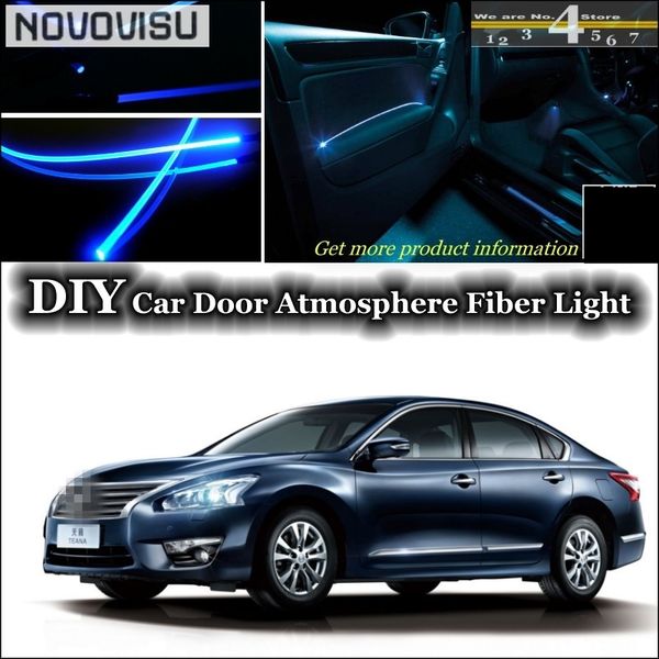 

novovisu for teana j31 j32 l33 interior ambient light tuning atmosphere fiber optic band lights door panel illumination