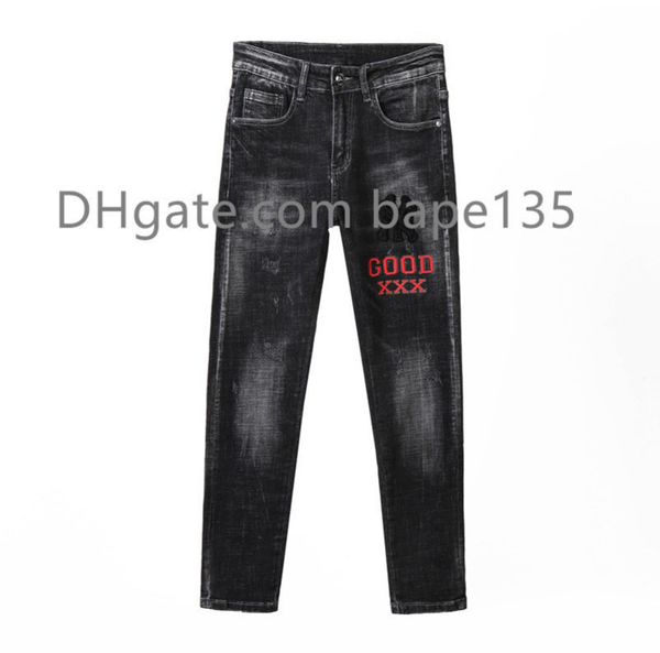 

mens designer jeans denim pants luxury fashion n14 style casual new skinny bike jean pant 0a5, Blue