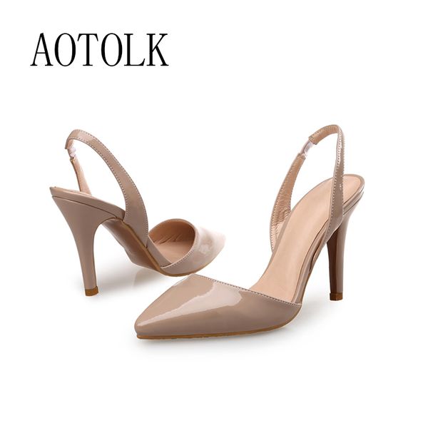 

pumps female high heels colorful pu lace up heeled for women brand dress wedding shoes 2020 new de y200702, Black