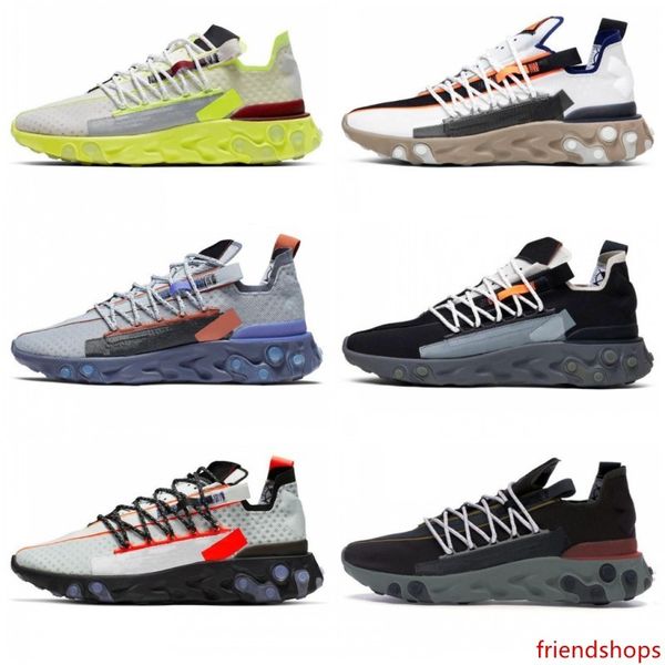 

black anthracite react lw wr mid ispa men women running shoes ghost aqua wolf grey platinum volt summit white mens trainer sports sneakers