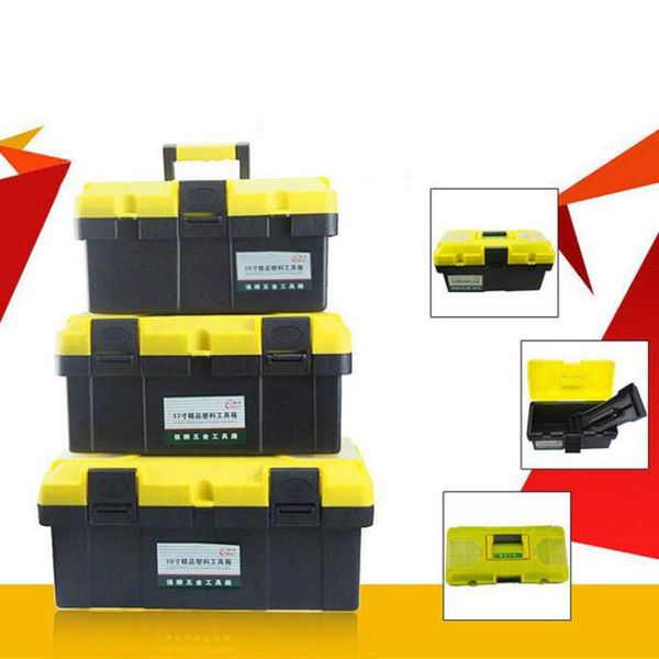 

multi-function abs plastic tool box 14 inch 17 inch portable tool box for car home toolbox case for tools