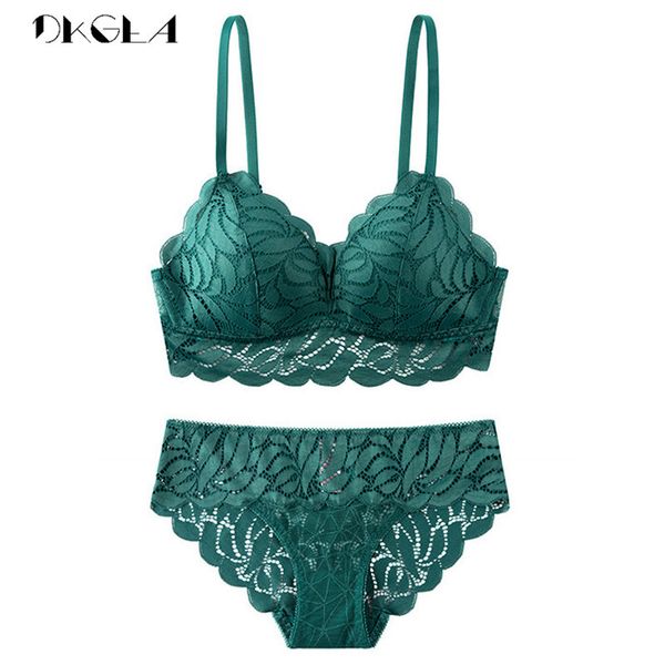 

2019 fashion wire free brassiere онкий лопок бгалеѬ и Ѭђики комплек green lace lingerie компле Red;black