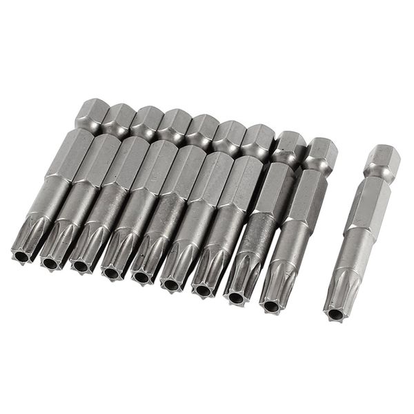 

5.3mm t30 head 50mm long security torx screwdriver insert bits 10 pcs