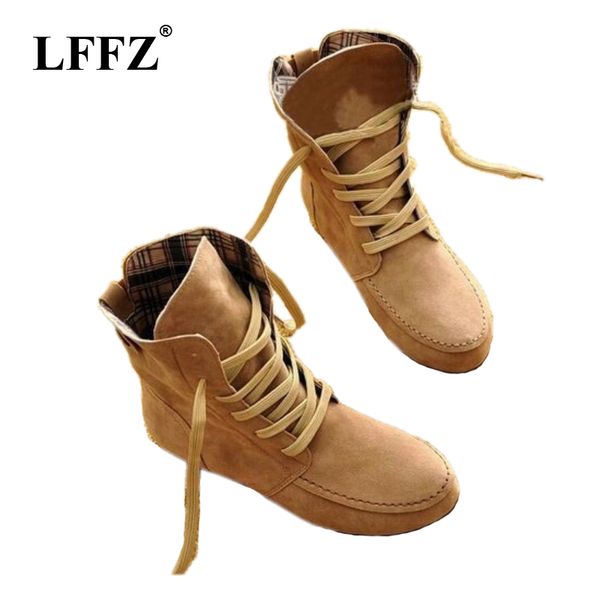 

autumn winter women boots matte flock boots female ladies low heel shoes woman mid calf plus size st312, Black