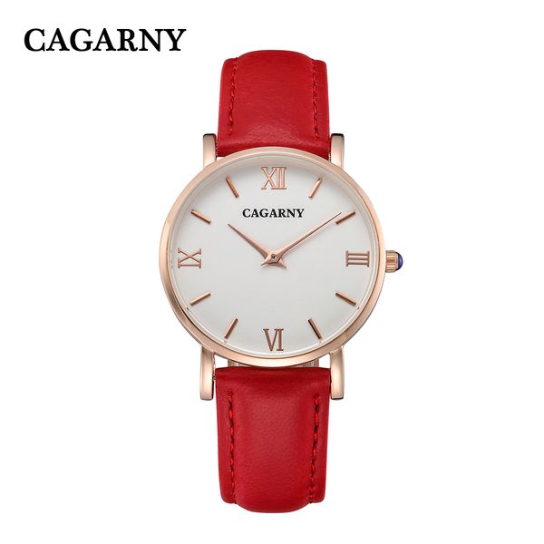 

fashion wristwatch women watch leather bracelet 40mm quatz watches roma number lady's wristwatch, Slivery;brown