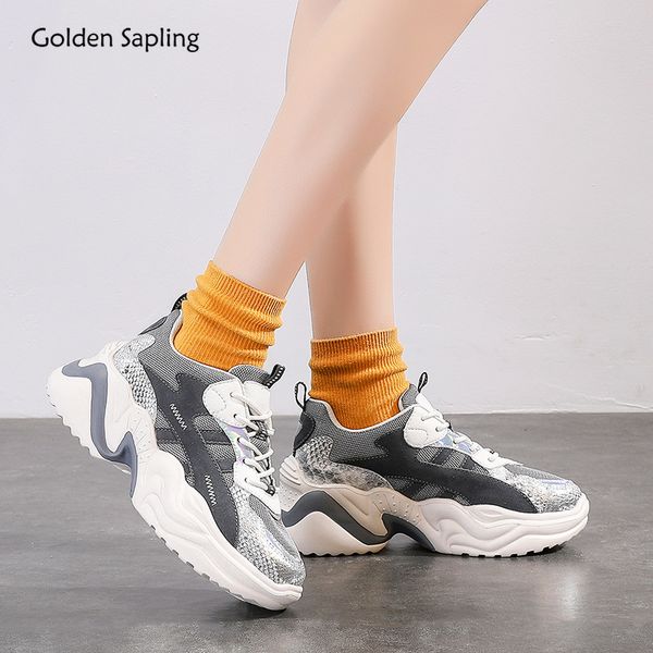 

golden sapling retro platform sneakers women summer new running shoes breathable air mesh women's sport shoe for trainer fitness