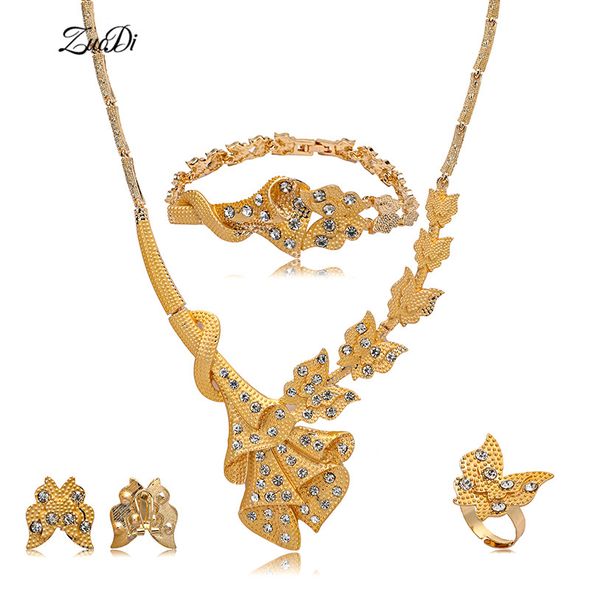 

zuodi 2020 exquisite dubai gold women costume jewelry set wholesale nigerian wedding jewelry set african bridal, Silver
