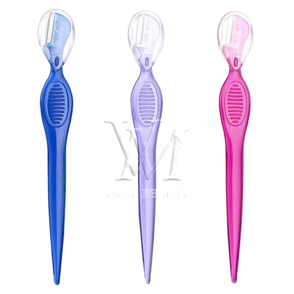 

3 colors eyebrow knife women makeup facial tool eyebrow lip razor trimmer blade shaver knife beauty tool kit 1pc
