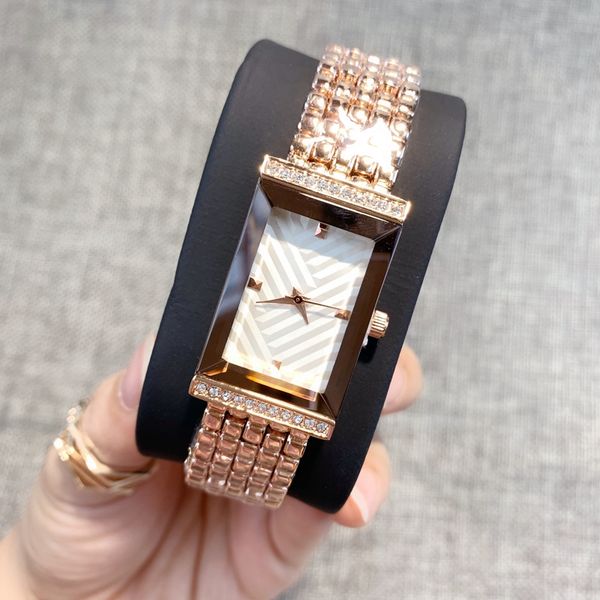 

fashion dress luxury watches with diamond casual women rose gold watches quartz watch lady simple wristwatch female new watches, Slivery;brown