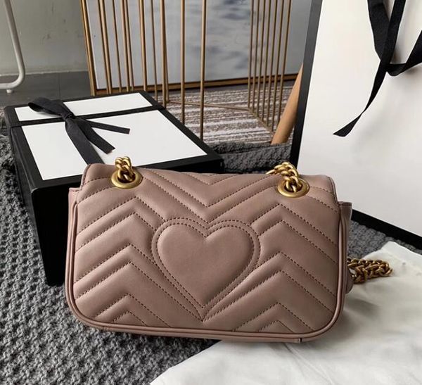 

новый m-443497 высокое качество marmont сумка роскошные цепи пакет дизайнерские сумки оригинальные мягкие овчины натуральная кожа женщины су