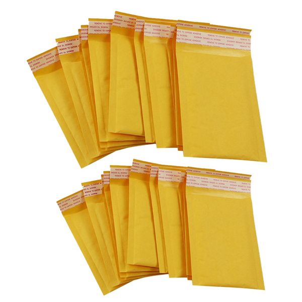 

20x bubble mailers padded envelopes packaging shipping bags kraft bubble mailing envelope bags 110x150mm & 140x160mm