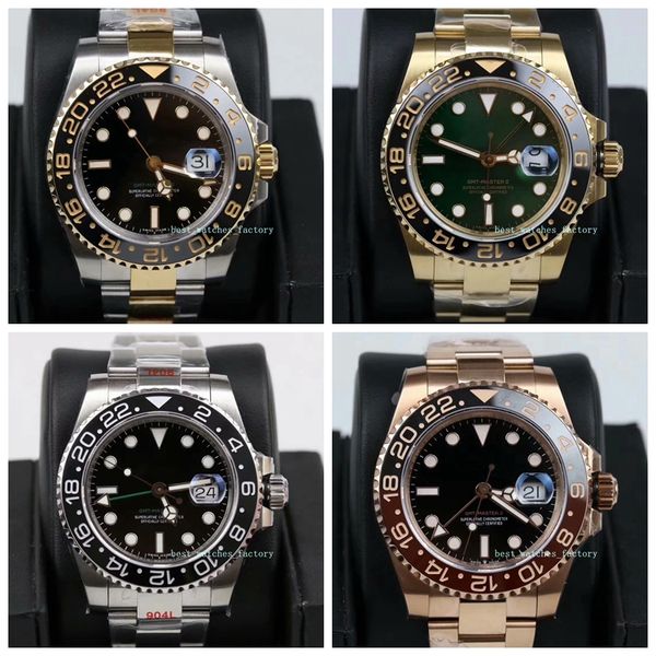 

5 colors selection luxury men's m126711 126715 m126710 116713 stainless steel automatic mechanical selling men's watch christmas g, Slivery;brown