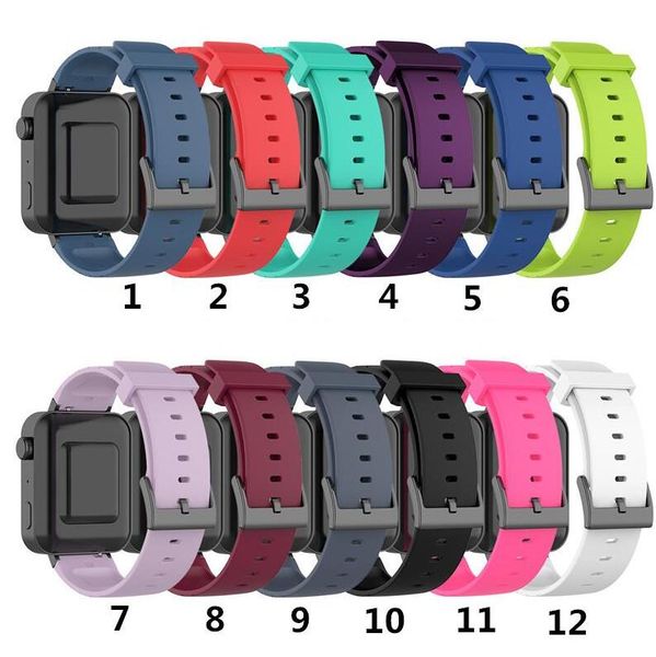 Il nuovo cinturino sportivo in silicone morbido da 18 mm per Xiaomi Mi Watch impermeabile uomo donna sostituisce il cinturino con cinturino per Smart Watch