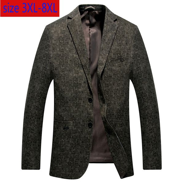 

new arrival fashion suepr large men suits casual single breasted coats mens jacket blazers plus size 3xl 4xl 5xl 6xl 7xl 8xl, White;black