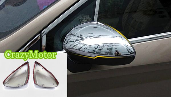 

for opel astra k (hatchback) 2015 2016 2017 abs chrome rear view mirror trim cover 2pcs/set