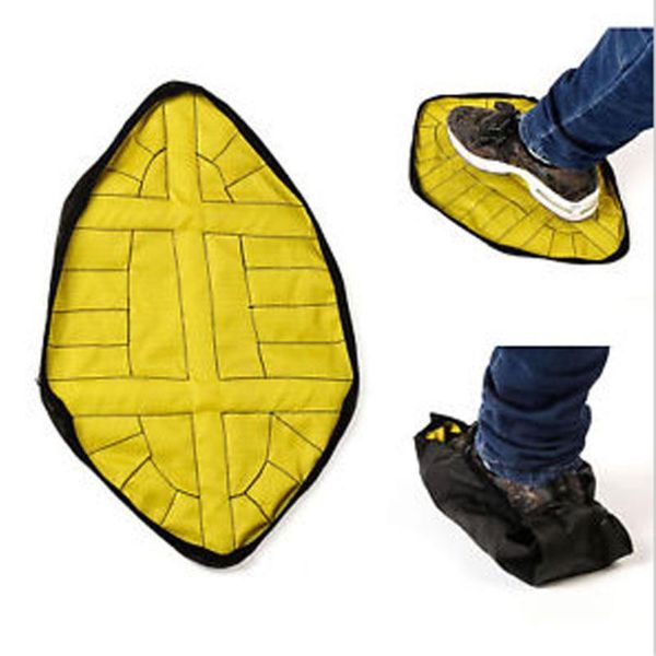 

dropship 1pair creative handsautomatic shoe cover portable reusable hand lazy shoe dust covers durable