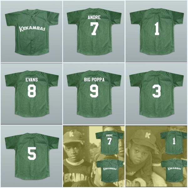 

Kekambas Andre 1 'G-Baby' Evans 8 Kofi Evans 10 Jamal 9 Pennfield ii 'Big Poppa' Player 5 Raymond 'Ray Ray' Bennet Movie Baseball Jersey