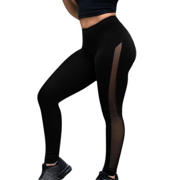 

litthing women leggings gothic insert mesh design trousers pants black capris sportswear new fitness workout leggings