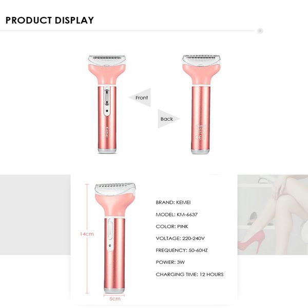 

kemei 6637 us bureau of km-6637 electric nose recortadora con recortador de nariz shaver lady shaver four-in-one new style hvecx