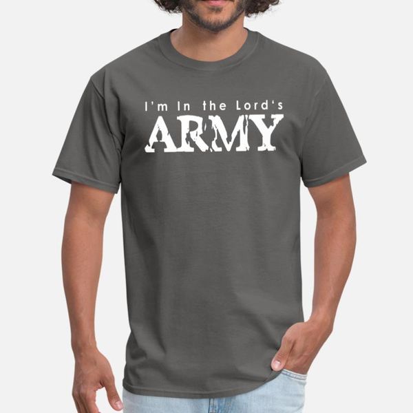 

im in the lords army jesus christ christian god ch t shirt for mens cotton black casual men t shirt short-sleeve gents tee top, White;black