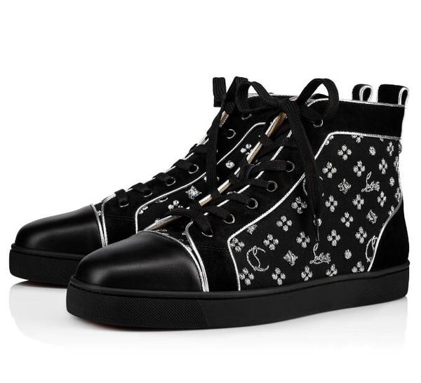 

Новые Мужчины Женщины Повседневная Обувь Роскошные Красные Нижние Шипованные Ши