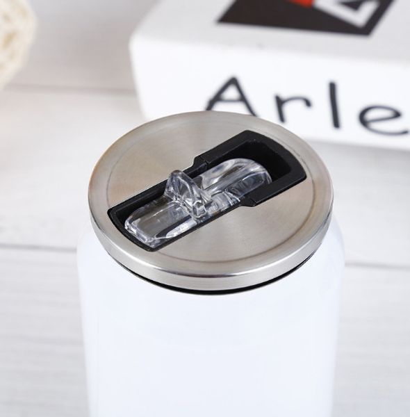 

2019 latest 10oz tide cans stainless steel cup creative stainless steel sippy cup sports portable custom pattern cola bottle