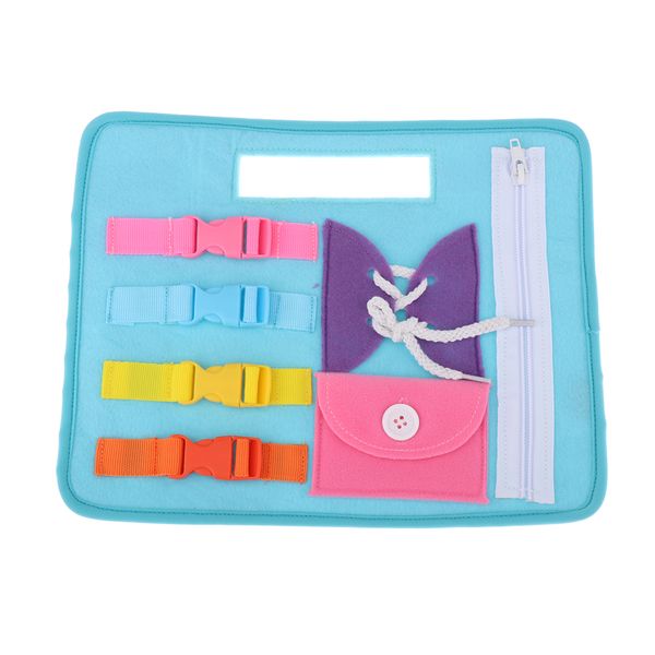 

kids early development toy threading learning tie laces zipper button skills