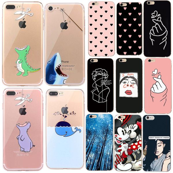 

luxury silicon soft case for iphone 7 8 plus x xs cover funda coque for iphone 6 6s 5 5s se cases capinha para