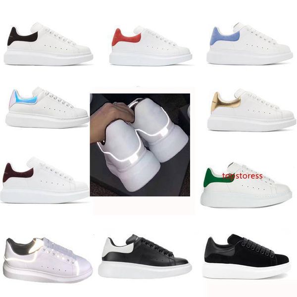 

2020 new 3m designer shoes white transparent fashion oversize luxury sneakers leather shoes leather shoes increase luxury men and women