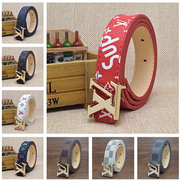 

Kids Designer Belts 2019 Hot Sale High Quality Baby Pu Belts Classic Letter Needle Buckle Waistbands Lichee Pattern Children Elegant Belts