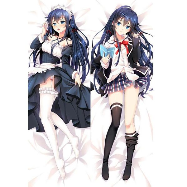 

characters japanese anime yahari oreno seisyunn yukino throw otaku dakimakura gifts bedding hugging body pillow case 150x50 cm