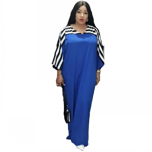 

african dresses for women autumn stripe africa clothing muslim long maxi dress fashion african dress for lady, Red