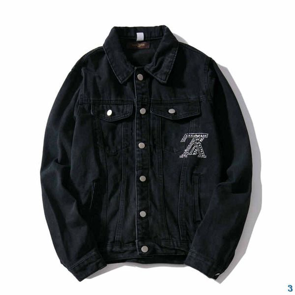 

new mens designer denim jackets 2019 new arrival men women casual denim jacket panelled couple streetwear jacket mens clothing3, Black;brown