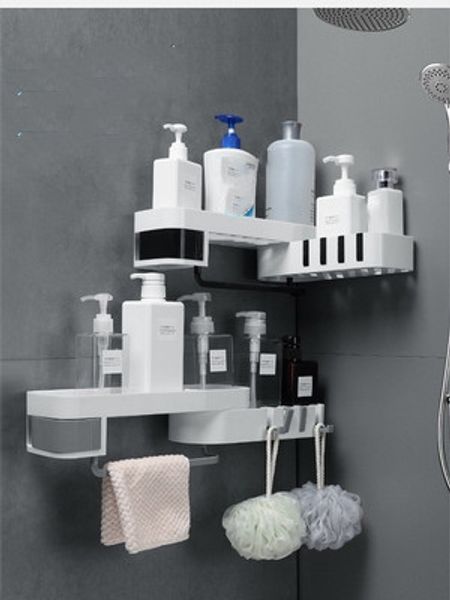 

1шт угловой душ шампунь душ полка ванная комната полка держатель кухня стеллаж для хранения настенный тип организатор