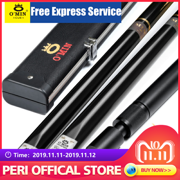 

o'min classic-h 3/4 split billiard snooker cue 9.5/10mm tip professional ashwood shaft billar with excellent gifts