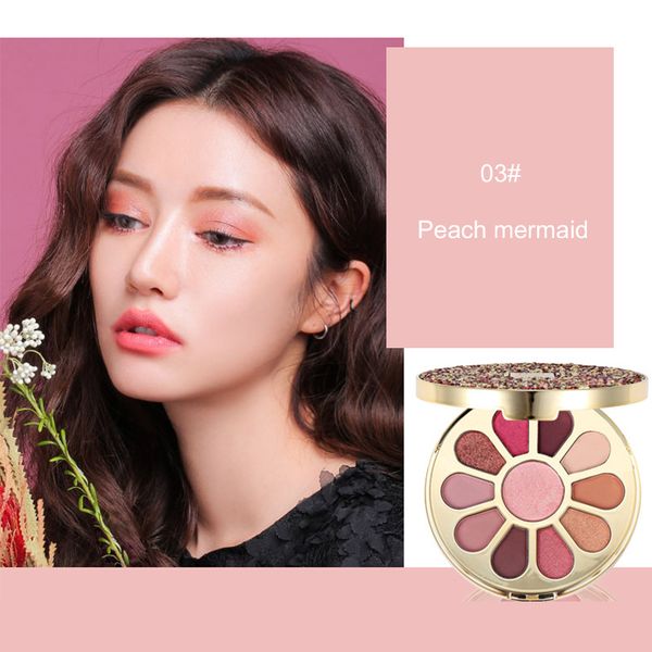 

2019 matte shimmer pigmented eye shadow powder charming eyeshadow 11 color palette make up palette