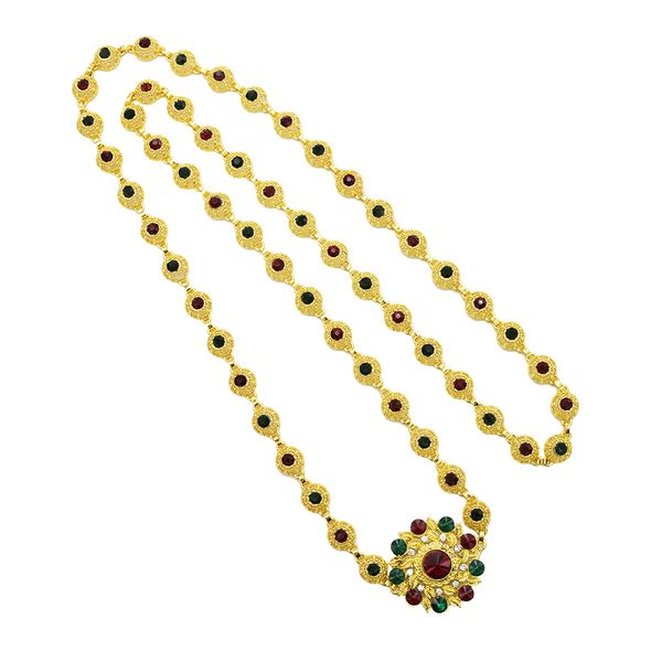 

новый сплав золото шаль цепи набор с бриллиантом красочные тела цепи euramerican модные женские аксессуары для женщин ювелирные изделия пода, Silver