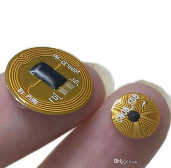 

15mm in dia iso14443a mini rfid fpc tag 13.56mhz ntag213/f08 nfc tag with adhsive for all nfc phone high sensitivity for jewelry management