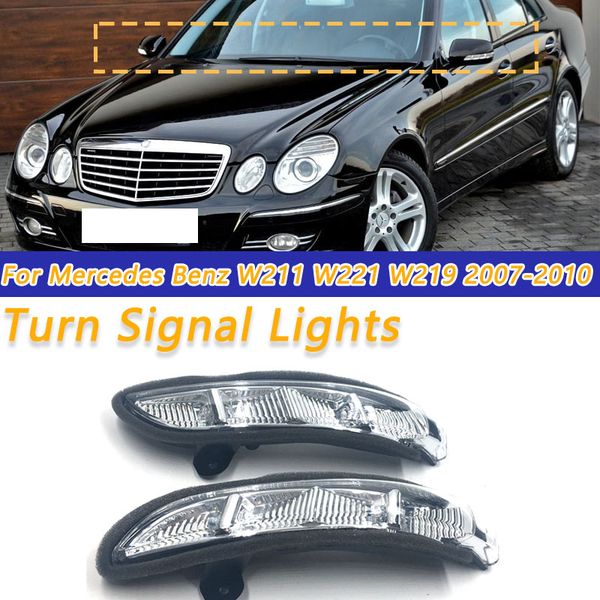 

cooyidom left right car mirror turn signal lights for w211 w221 w219 2007-2010 e320 e350 e550 s600 s550 s63 s65