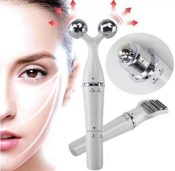 

электрический массажер для лица для похудения подтяжка лица roller v face мини-шариковый массажер для лица уход за глазами глаз для снятия к