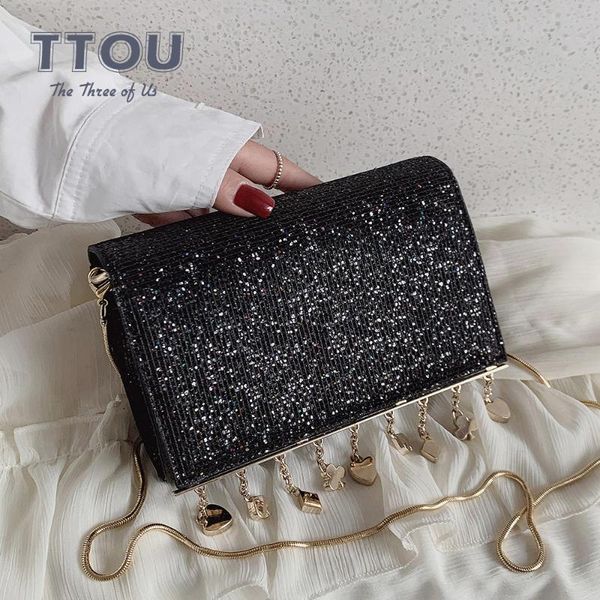 

design women messenger bags for lady girls fashion glitter star decor crossbody satchel bag small shoulder bag