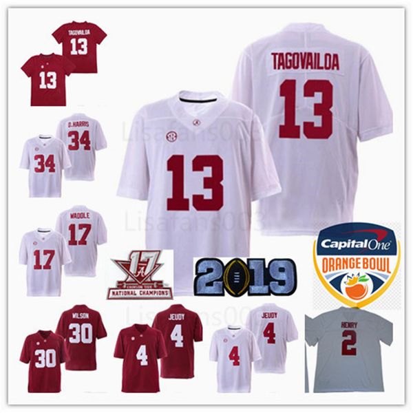 

Alabama Crimson Tide stitched Jersey Nick Saban Mac Jones Joe Namath Josh Jacobs Major Tennison Pierce Quick Tu. Tagovailoa