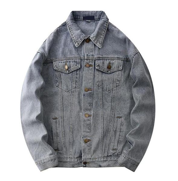 

new arrived mens denim jacket spring autumn jackets for men casual streetwear clothing 2 colors optional, Black;brown
