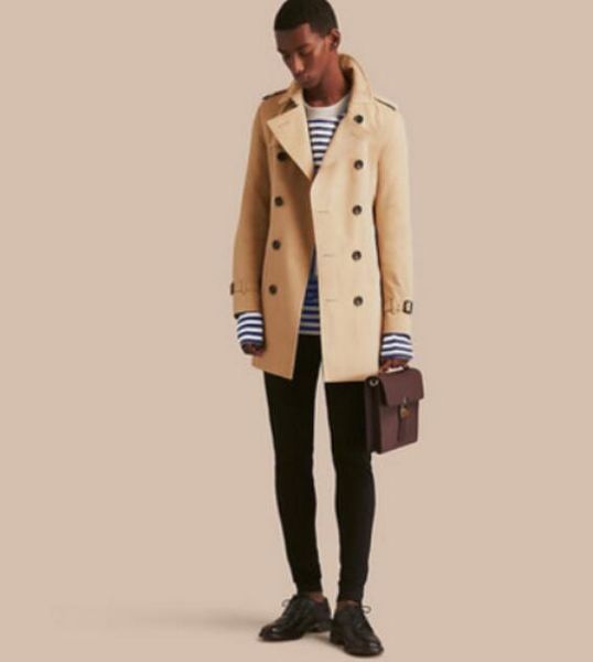 

hot classic! мђжин мод англи ил Ѭедний длиннй окоп / вокое каево лопка б, Tan;black