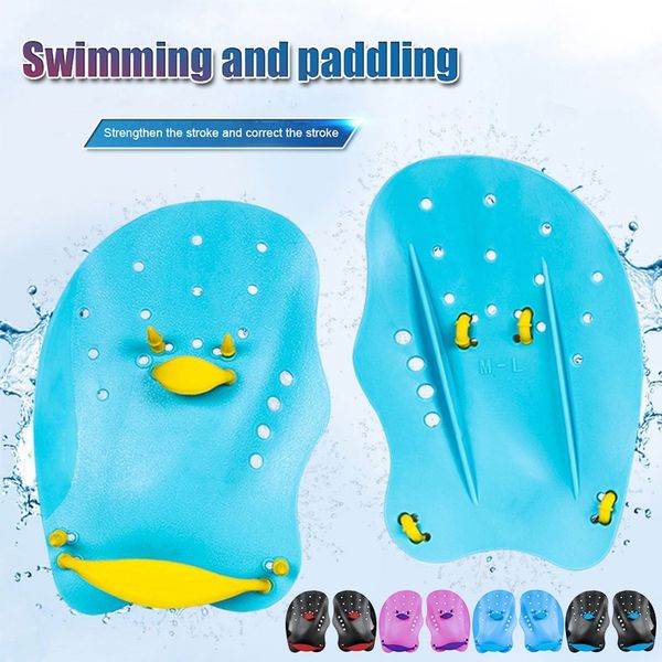 

children adults swimming training paddles swimming contour paddles training workout pool aid medium sec88 beach accessories