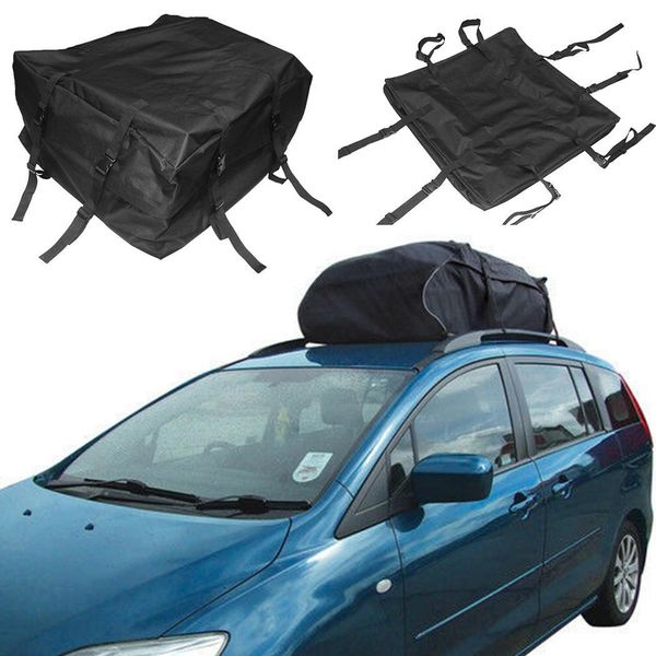 

roof bag car general durable roof rainproof luggage bag black 1.5kg
