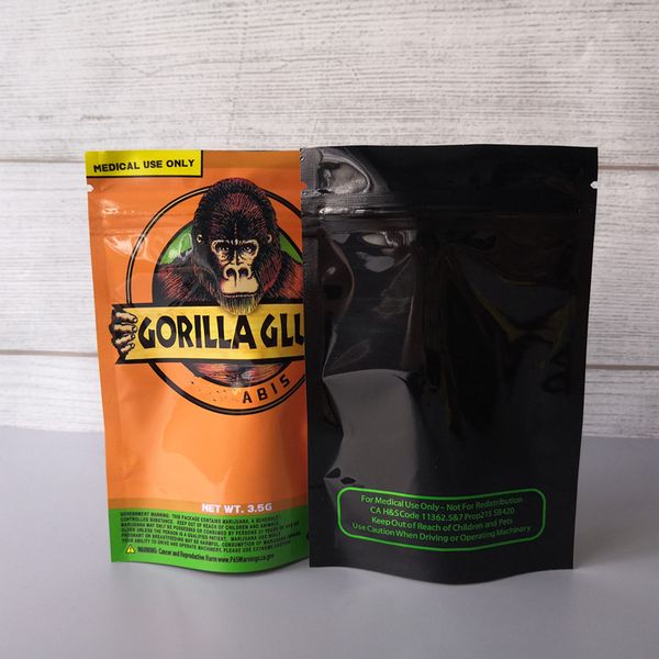 

3.5g гоѬилла клей bag пане proof ђмки vape ђпаковки дл ђой Ѭав гоѬилла кле лаван