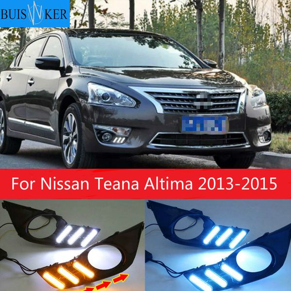 

2pcs led drl daytime running light fog lamp 12v car running lights for teana altima 2013-2020