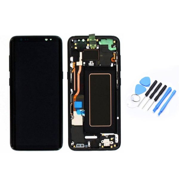 

lcd display touch screen digitizer & frame replacement parts professional universal assembly for samsung s8 phones